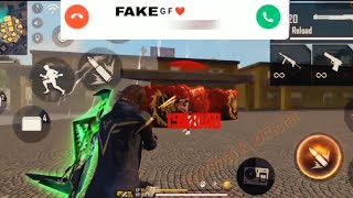 Fake GF Calling during play FreeFire | what's app status | 🔥💗 screenshot 5