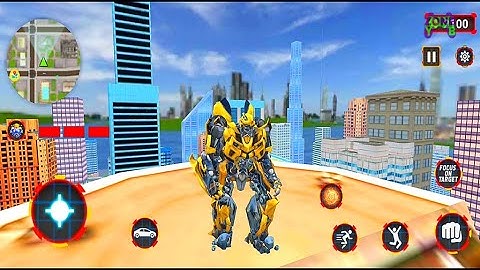 Bumblebee Mission Grand Robot Car Transform 3D Battle - Android Gameplay
