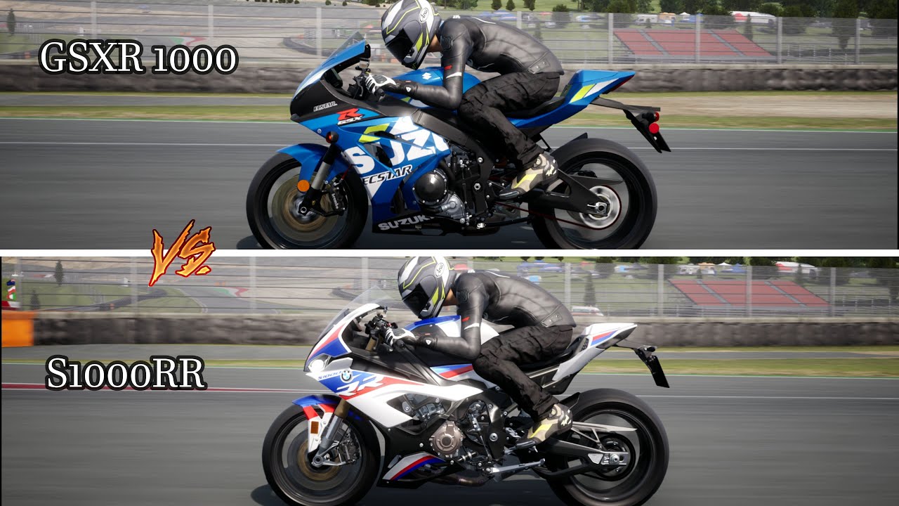 BMW S1000RR 2019 VS Suzuki GSXR 1000 2019 || Battle || Top Speed