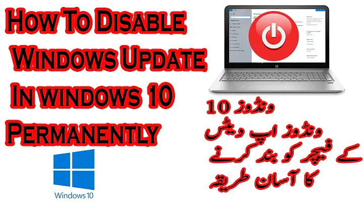 How To Permanently Disable Windows Updates On Windows 10||||Urdu/Hindi