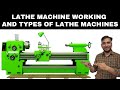 Lathe Machine working principle and types of Lathe Machines