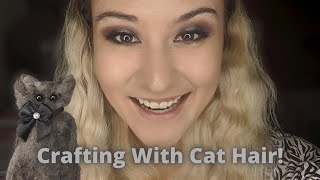 Victorian Hair Artist Tries Crafting With Cat Hair