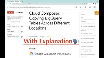 Cloud Composer: Copying BigQuery Tables Across Different Locations || #qwiklabs || #GSP283