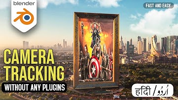 CGI Banners on Dubai Frame Buildings with Camera Tracking in Blender - Step-by-Step Tutorial