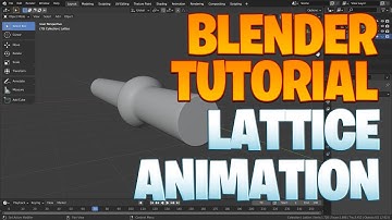 Blender tutorial - Lattice animation
