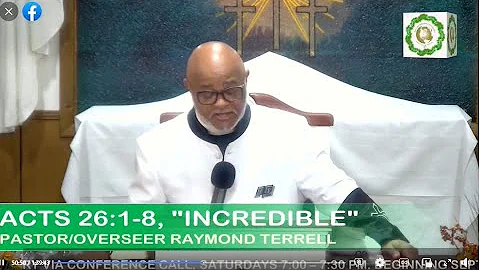 INCREDIBLE: PASTOR/OVERSEER RAYMOND TERRELL 11/06/...