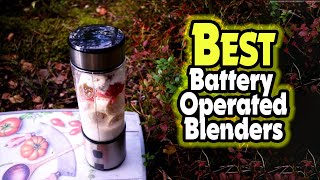 ✅ Top 5: Best Battery Operated Blenders In 2023 [ Portable Blender 2023 ]