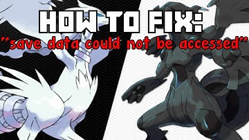 *NEW* No$GBA: How to fix " save data cannot be accessed" error for Pokemon Black / White
