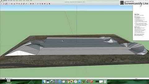 Sketchup Tutorial - BMX Race Track Part III