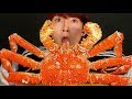 ASMR SEAFOOD KING CRAB 4K🦀 MUKBANG EATING SOUNDS Kepiting cua ปู 帝王蟹タラバガニ 킹크랩 먹방