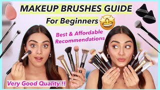 *Best & Affordable* Makeup Brushes Recommendations | Starting Rs. 149/ COMPLETE BRUSH GUIDE