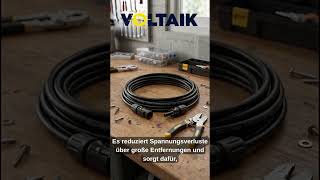 6 mm² DC-Solarkabel #photovoltaik #energieberater #handwerk #solartechnik #voltaik #automobile