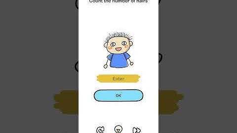 brain out Count the number of hairs no.13