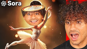 REACTING TO MY OWN AI VIDEOS!