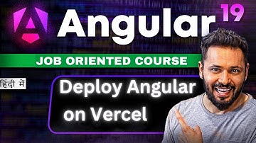 Angular 19 Tutorial in Hindi #59 Deploy Your Angular App on Vercel in Minutes! #angular19