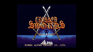 Crossed Swords (Neo Geo AES 60Hz / JP) - Intro / Attract Mode
