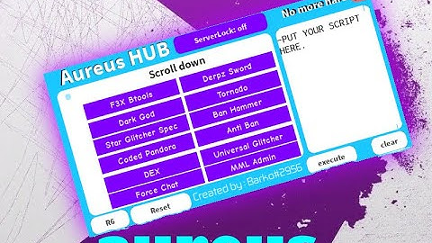 Aureus gui ServerSide- Roblox