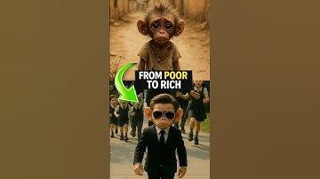 Poor Monkey 🐒 to Millionaire 💰– Rio’s Transformation#shorts #shortvideo