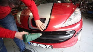 Peugeot 207 Kaplama ve Aksesuar Yapımı Hür Oto Garage  Araç Kaplama