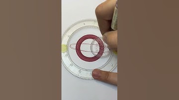 Spirograph Spiral Pattern ASMR | Satisfying Art for Relaxation! #art #shorts #spirograph #satisfying