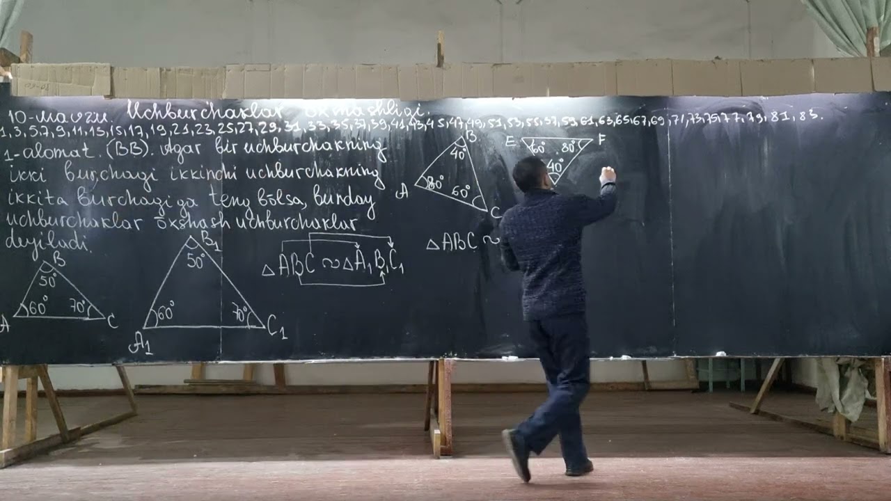 10-mavzu.UCHBURCHAKLARNING O'XSHASHLIGI