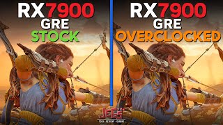 RX 7900 GRE Stock vs Overclocked | Tested in 15 games
