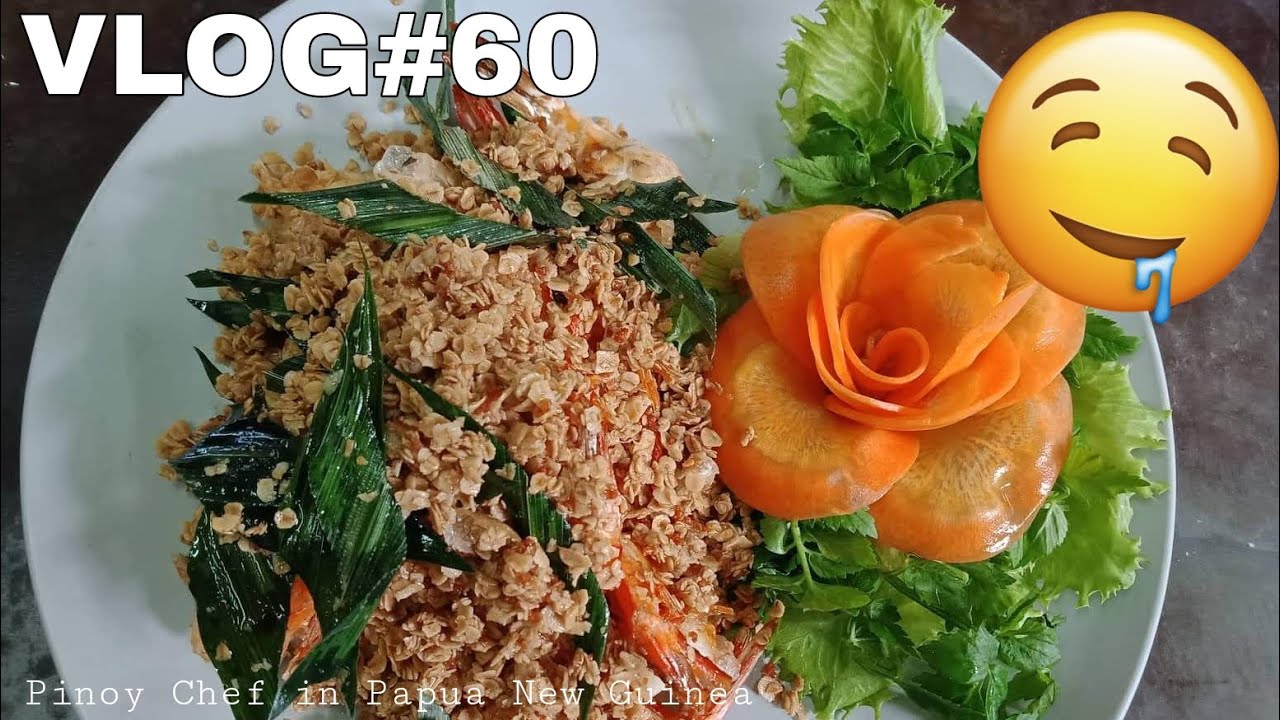 Cereal Prawns / Easy Recipe / Pinoy Chef in Papua New Guinea / Vlog60