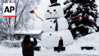 Anchorage, Alaska, sets record for earliest arrival of 100 inches of snow