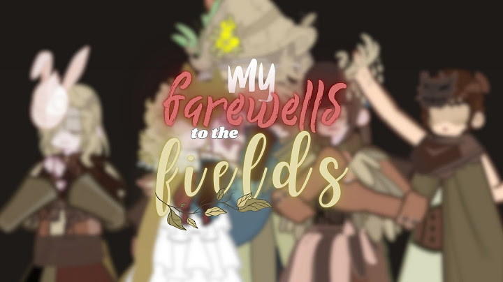 @Yaelokre : Songs of Origin - My farewells to the fields / GL2