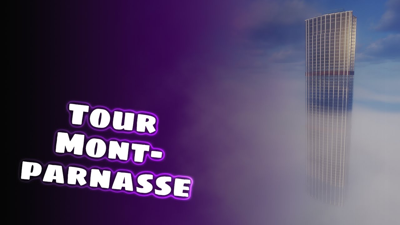 Tour Montparnasse on a real scale in Minecraft!!!