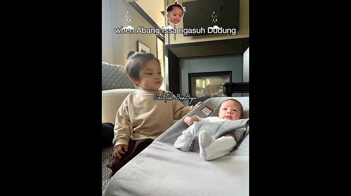 Issa xander putra nikita willy panggil adiknya dudung