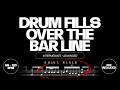 10 Cool Drum Fills Over The Bar Line | Intermediate - Advanced | Increasing Difficulty