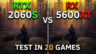 RX 5600 XT vs RTX 2060 SUPER | Test In 20 Games at 1080p | 2024