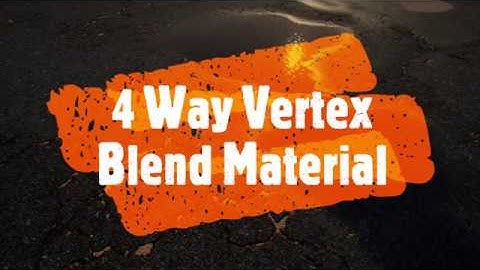 Urban Material Pack 3 and 4 way vertex blend material