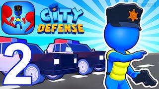 City Defense - Police Games - Gameplay Walkthrough Part 2 Level 11-15 (iOS, Android Gameplay) screenshot 5