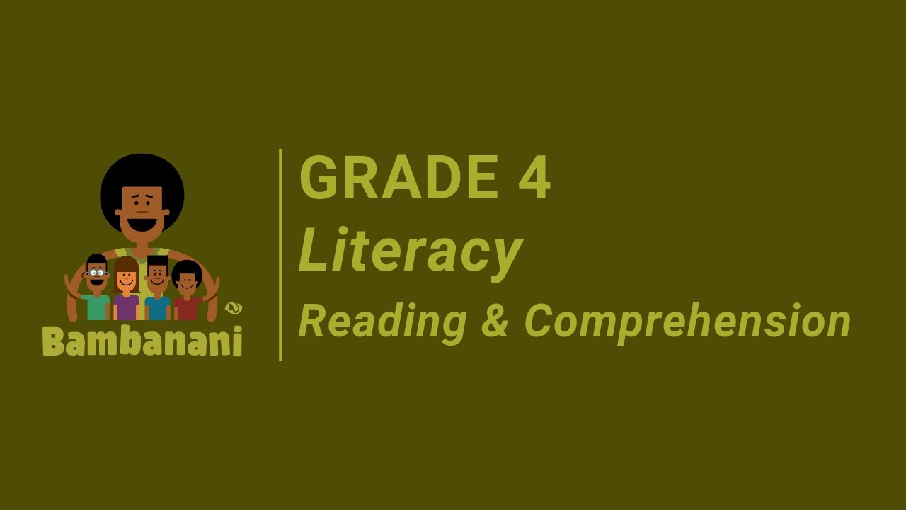 grade 4 literacy reading and comprehension youtube