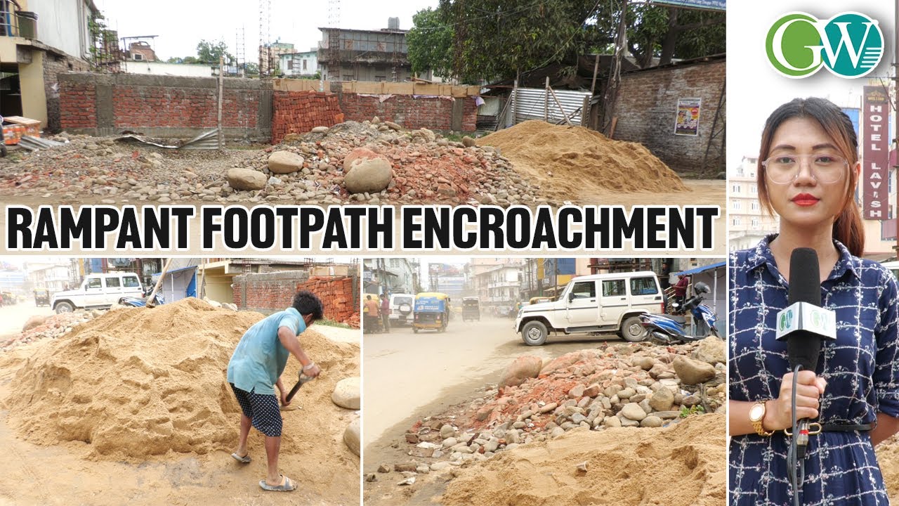 Encroaching Ramp DMP: RAMPANT ENCROACHMENT ON FOOTPATH THREATENS PEDESTRIAN SPACES - YouTube
