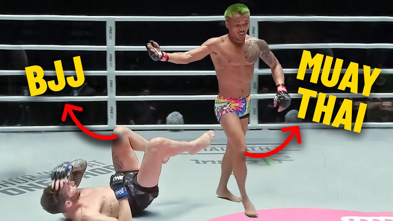 Get Up 😳 Muay Thai Star OBLITERATES BJJ Practitioner In MMA Fight 