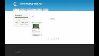 Drupal Commerce kickstart (full) Ajax