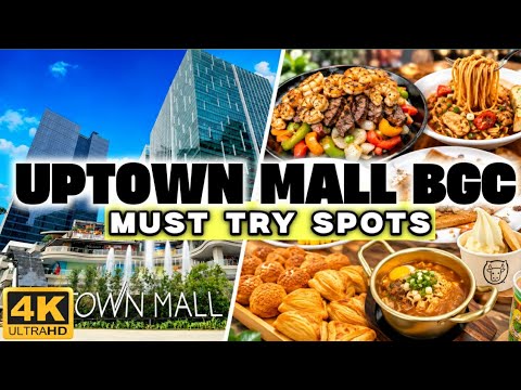 [4K] UPTOWN MALL BGC FOOD CRAWL! So Many Good Finds in BGC!