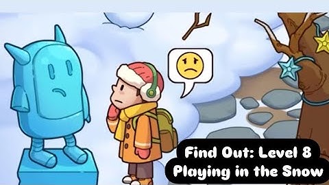 Find out-hidden objects:level 8 Playing in the Snow