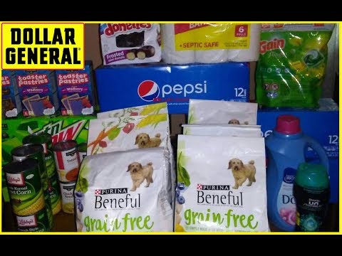 Dollar General Couponing Haul with Breakdown Pepsi, Beneful & Gain