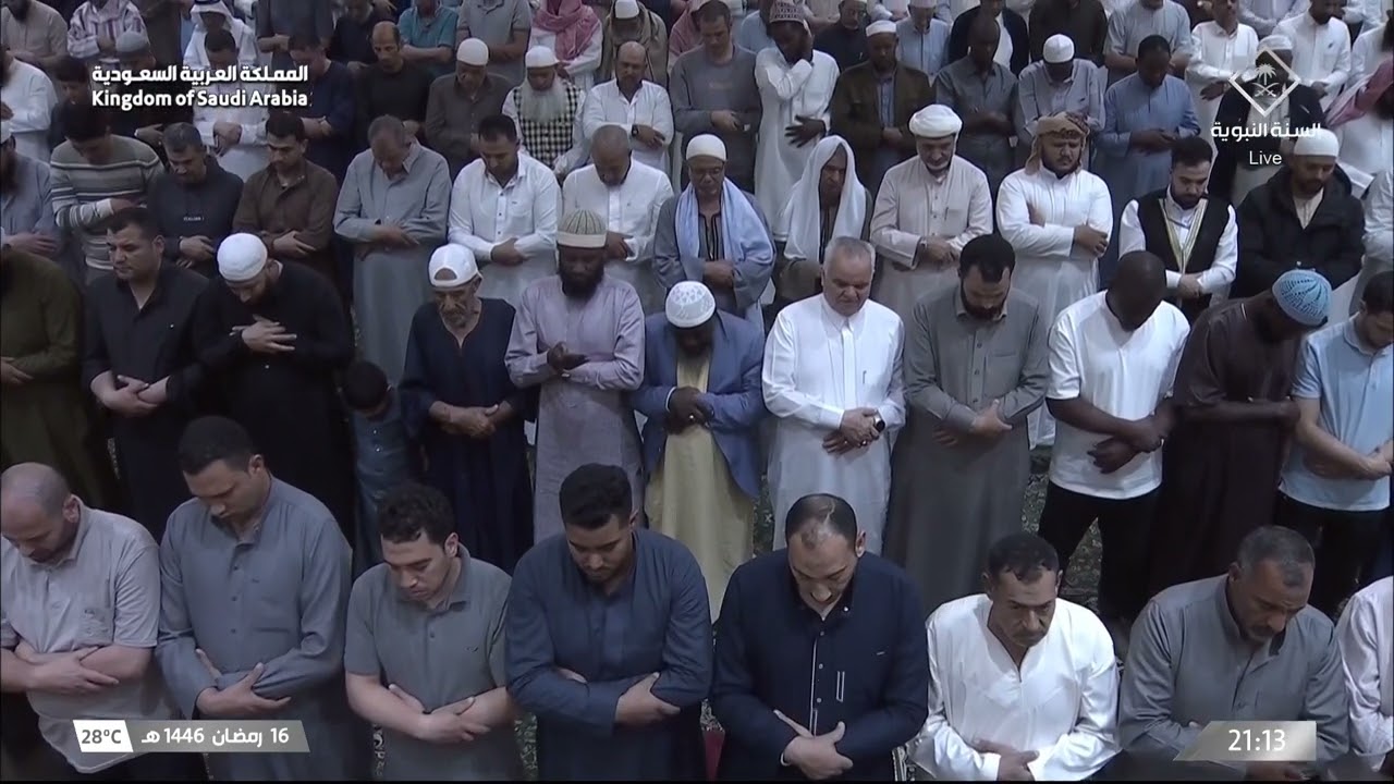صلاة التراويح للشيخ أحمد الحذيفي ليلة 17 رمضان 1446هـ - الثلاث التسليمات الأولى