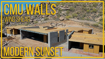 Concrete Masonry Units (CMU Walls) | Why CMU Walls For This Hillside Custom? | AFT Construction