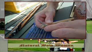 Hi there, this self filmed video is a continuation of my Arrow Making series and it is about making your own nock on a traditional ...