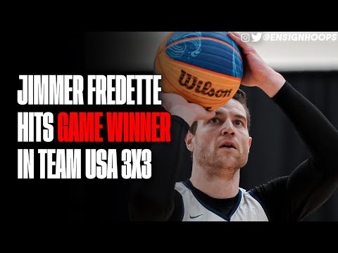 Jimmer Fredette wins silver medal with Team USA at FIBA 3x3 World