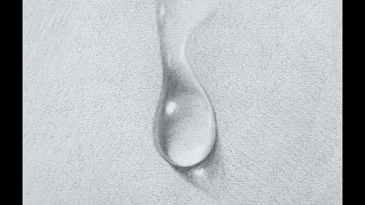 ⁣Learn to draw: How to Draw a Water Drop - Fine Art- Tips