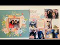 November Calendar Scrapbook Process Video