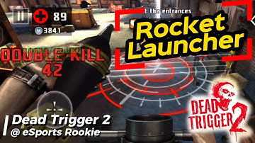 Dead Trigger 2: Defending the Entrance with Rocket Launcher | #deadtrigger2 @esportsrookie