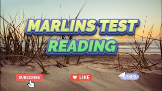 Marlins Test For Seafarer - Reading